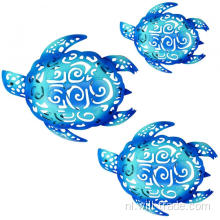 Metal Sea Turtle Beach Theme Decor